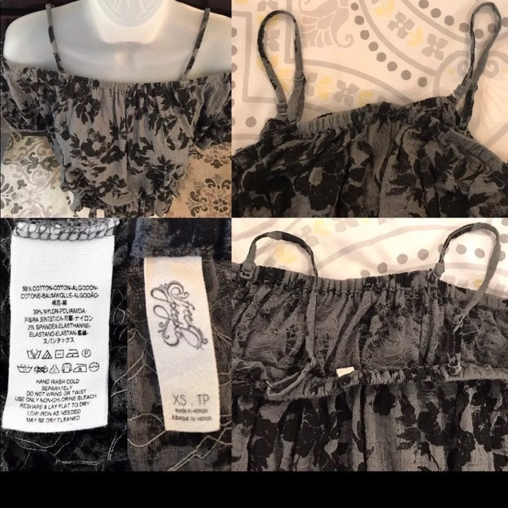 Like New-Free People Off-Shoulder Boho Top - Picture 14 of 16